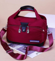 Large Capacity Waterproof Anti-theft Fashion ( maroon color)