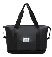 3 In 1 Large Capacity Foldable Travel Bag black