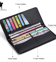 Ultrathin Slim Long Holder Men Wallet