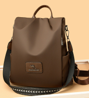 New Texture Oxford Cloth Women’s Backpack(Coffee)