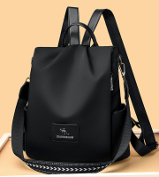 New Texture Oxford Cloth Women’s Backpack(Black)