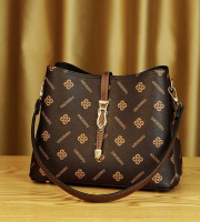 Luxury Large Capacity Bucket Shoulder Bag for Women