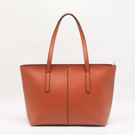 Luxury Hand Bag atypical leather (Orange)