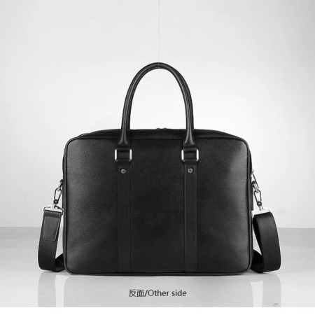 Mens Handmade Business Messenger Bag Laptop Bag Mens Leather Briefcase