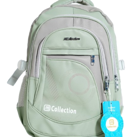 Unisex Waterproof School Backpack – Lightweight (Sage Green)