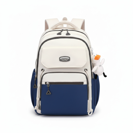 Middle School, High School, and College Students' Schoolbags Stain-Resistant Backpacks (Blue)